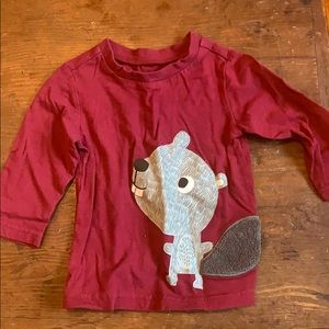Maroon Macy’s long sleeved shirt